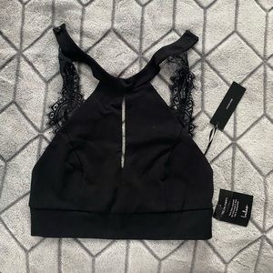 NWT Lulu’s Lace Crop Top